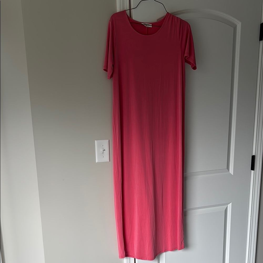 Zenana Pink Midi Dress